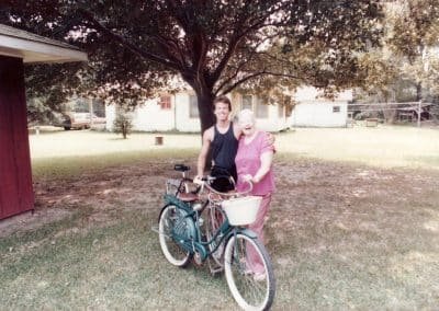 Grandma Ginny Enjoy Each Others Company with Our Bikes. Hers Was Purchased from Sears Roebuck